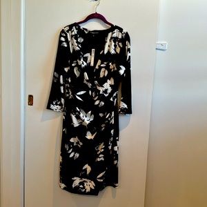 BRAND NEW: Catherine Malandrino Black and White Floral Dress 👗